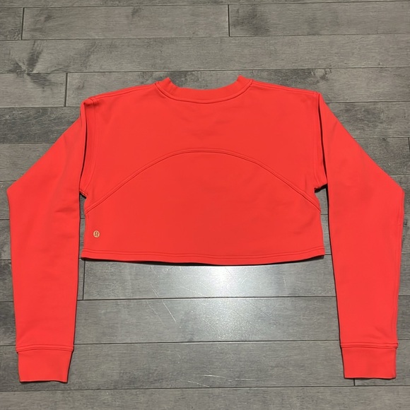 Lululemon All Yours Cropped Crew *Lunar New Year - Love Red - 8 - Picture 6 of 8